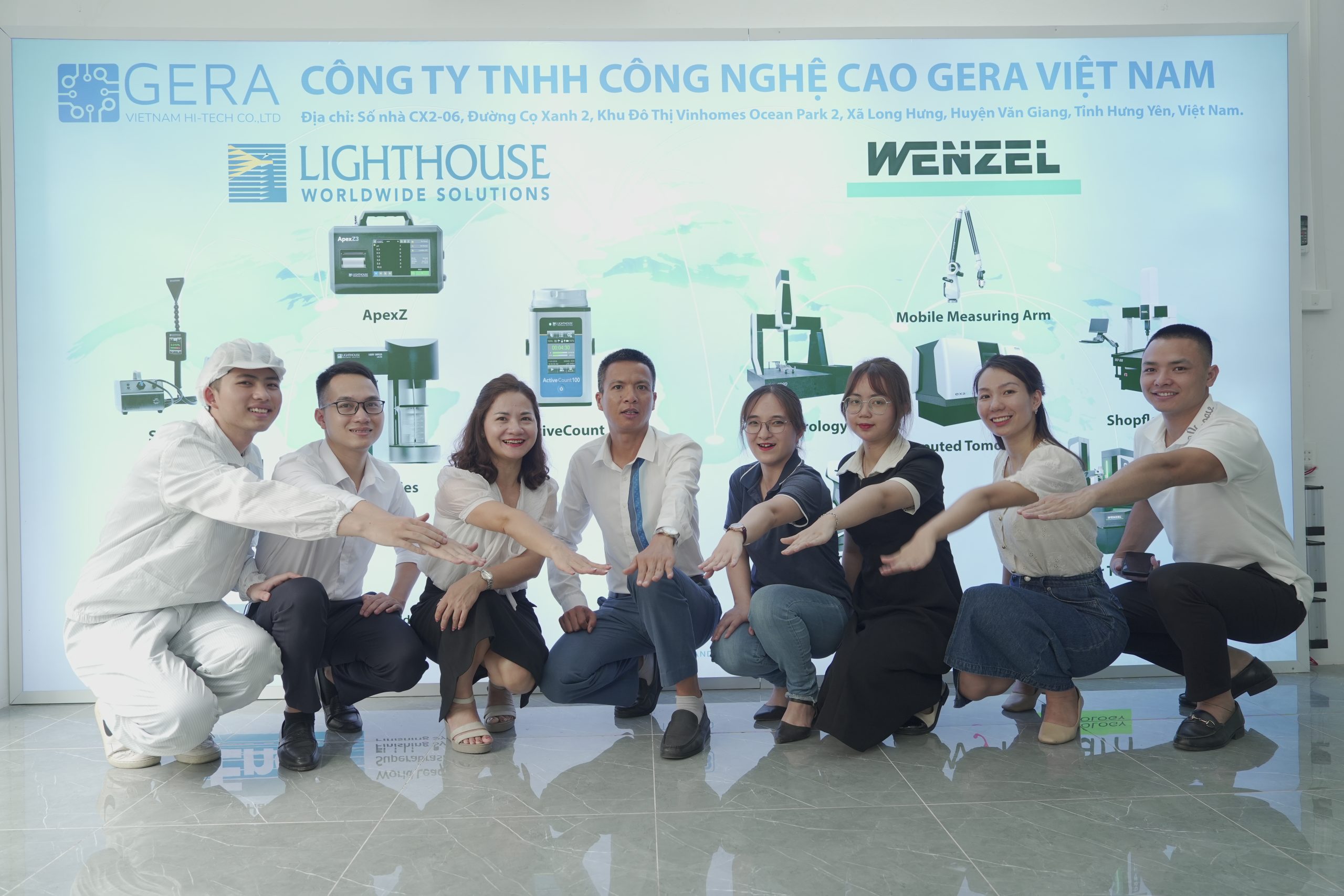 Training – Calibration of cleanrooms according to standards at Gera Vietnam